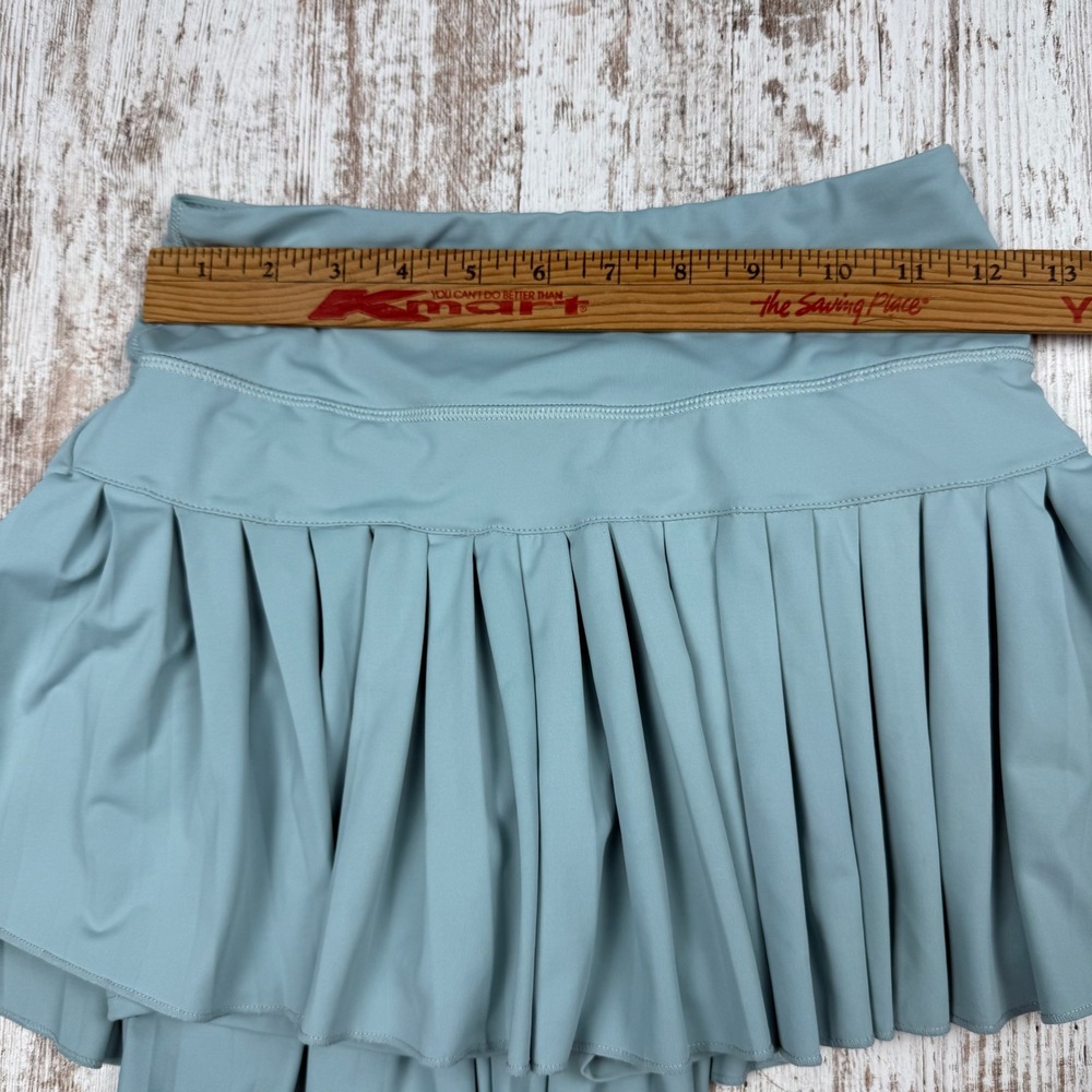 Goldhinge Pleated Tennis Skort Dusty Blue Athletic Skort Sz S Pickleball Golf - Picture 6 of 8